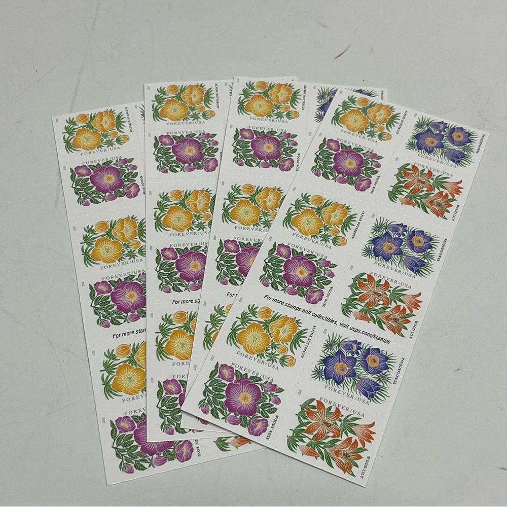 80 Mountain Flora 2022 Forever Postage StampsUS Postal USPS Flowers Weddings